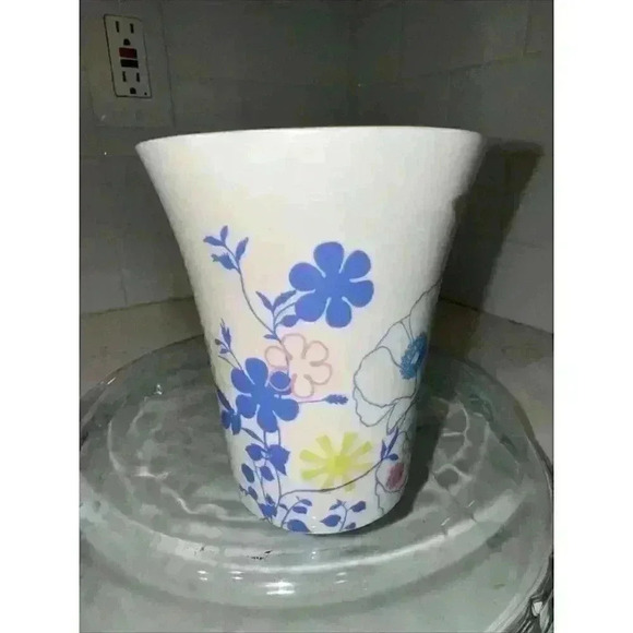 Starbucks Coffee Mug Cup 2006 Flowers Floral 12oz Butterfly Sprng Twisted Handle - Picture 7 of 10